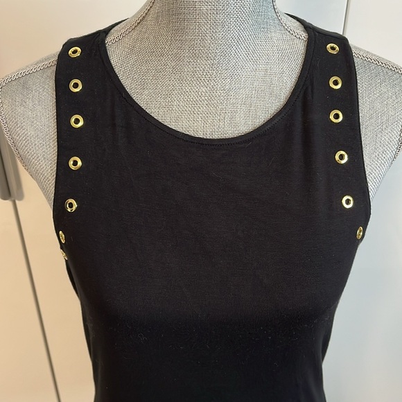 MICHAEL KORS Tank Top with Gold Detail, Size M - Picture 2 of 9